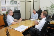 Comin recebe Desembargador L&eacute;dio Rosa de Andrade