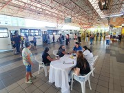 Conexão Saúde realiza ação no Terminal Central de Criciúma (SC)