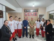 Marques e Conseg Mirim visitam o 29º Batalhão de Polícia Militar em Içara (SC)