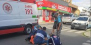 Acidente provoca ferimento em motociclista no Centro de Içara