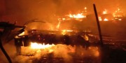 Casa no Loteamento Antônio Lima em Içara é destruída por incêndio 