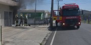 Corpo de Bombeiros controla incêndio em sala comercial no bairro Presidente Vargas
