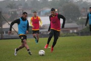 Atletas do Crici&uacute;ma E.C. se reapresentam ap&oacute;s vit&oacute;ria na S&eacute;rie B