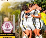 Equipe feminina do Criciúma E.C. enfrenta o JEC no Majestoso pelo Catarinense