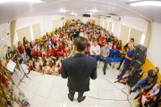 Em Culto Ecumênico, Escola reúne alunos para celebração da Páscoa