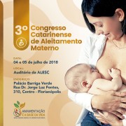 III Congresso Catarinense de Aleitamento Materno abre inscrições