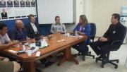 Dalvania Cardoso exp&otilde;e propostas a diretoria da CDL de I&ccedil;ara