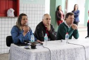 Alunos da Escola Salete Scotti recebe candidatos em debate