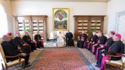 Dom Jacinto se encontra com o Papa Francisco durante visita Ad Limina