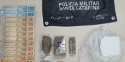 PM apreende com casal quantidade de cocaína e maconha em Içara