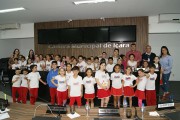 Legislativo recebe visita de alunos do ensino fundamental