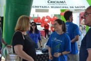 Unesc promove conscientização sobre o AVC na praça Nereu Ramos
