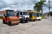 Prefeitura de Jacinto Machado adquire máquina e veículos novos