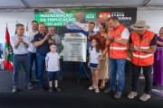 Governador Jorginho entrega triplica&ccedil;&atilde;o da Rodovia SC-445 em I&ccedil;ara (SC)