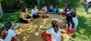 Grupo Cirandela promove roda de conversa para alunos da escola Maria Puziski