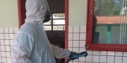 Escolas da rede estadual passam por sanitização no Município de Içara