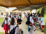 Escola Quintino Rizzieri sediou provas da Obmep no sábado em Içara