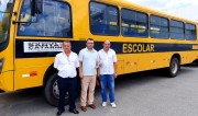 Administração de Içara recebe ônibus escolar do Governo do Estado