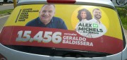 Içarense faz propaganda para candidatos a vereador do MDB e a prefeito do PSD