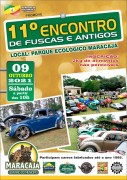 Parque Ecológico de Maracajá sediará 11º Encontro de Fuscas e Antigos