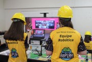 Equipe de robótica da Escola S participa de torneio estadual online