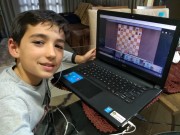 Equipe de xadrez de Içara mantém rotina de treinamento e torneios na web