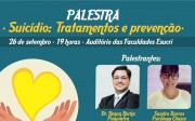 Palestra discute import&acirc;ncia de tratamentos e preven&ccedil;&atilde;o ao suic&iacute;dio