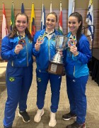 Karat&ecirc; de I&ccedil;ara (SC) &eacute; prata no Pan-Americano e conquista vaga no Mundial