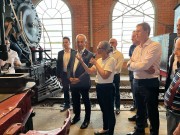Governador de SC visita ao Museu Ferroviário e destina recursos em Tubarão (SC)