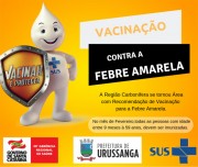 Segue a campanha de vacinação contra a Febre Amarela 