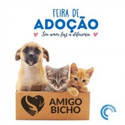 Feirinha de adoção da ONG Amigo Bicho será realizada no domingo