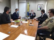 Moisés reforça demandas de Santa Catarina ao novo ministro da Saúde em Brasília