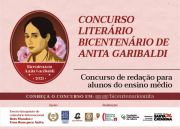 Bicentenário de Anita Garibaldi: concurso literário tem inscrições abertas