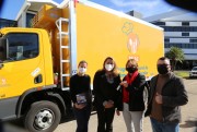 Secretaria de Educação recebe caminhão para distribuir merenda escolar