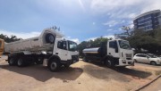 Governo de Içara adquire três caminhões que serão usados na usina de asfalto