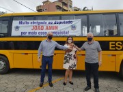 Vereadores Progressistas entregam ônibus escolar ao Governo de Nova Veneza