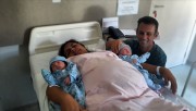 Hospital São Donato realiza registro raro em nascimento de gêmeos