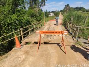 Ponte entre I&ccedil;ara e Morro da Fuma&ccedil;a est&aacute; interditada pela Defesa Civil
