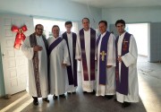 Pastoral Presbiteral visita o missionário padre Valmor Della Giustina