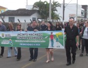 Caminhada contra as drogas mobiliza Jacinto Machado