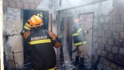 Casa da Zona Sul de Balneário Rincão é consumida pelo fogo