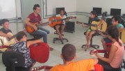 Alunos do Serviço de Convivência de Jacinto Machado começam aulas de música
