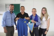 Italianos visitam Centro de Treinamento do Crici&uacute;ma E.C.