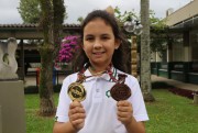 Aluna da Satc conquista medalhas de ouro e bronze na Olesc