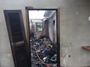 Bombeiros combatem mais um incêndio em residência em Balneário Rincão