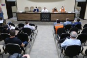 Modelo de hospital de campanha é apresentado a prefeitos da região de Itajaí