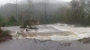 Chuva causa alagamentos e estragos no Município de Jacinto Machado