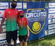 Tenistas do Mampituba conquistam vice-campeonatos em dois torneios 