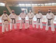 Karatecas do Mampituba/FME Içara/Team Everaldo treinam com a Seleção Brasileira
