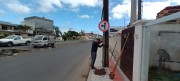  Mudança no trânsito nas proximidades do portal de entrada em Maracajá (SC)